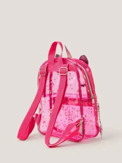 Monsoon Pink Clear Unicorn Backpack^ Bags