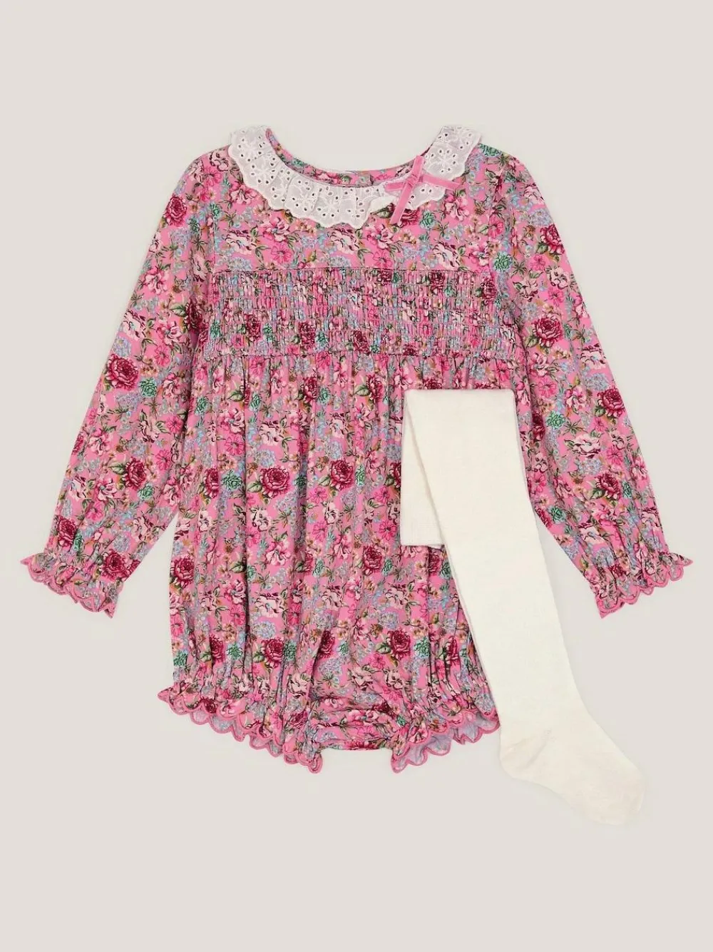 Monsoon Pink Newborn Dollie Romper Set^ Rompers & Overalls