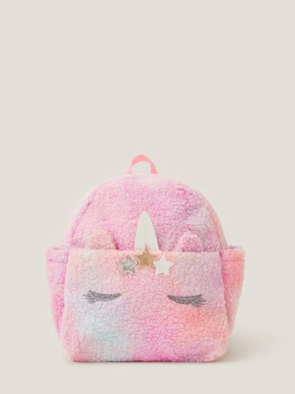Monsoon Pink Unicorn Borg Backpack^ Bags