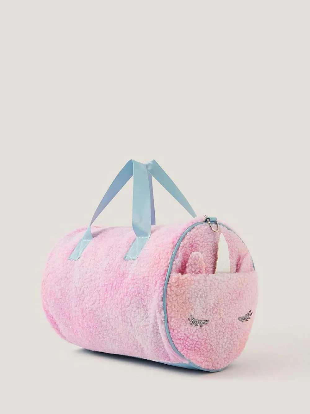 Discount Monsoon Pink Unicorn Borg Sleepover Duffle Bag