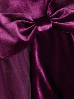Monsoon Velvet Bow Party Dress^ Dresses