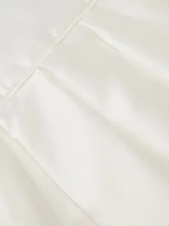 Monsoon White Isabella Short Sleeve Pearl Effect Embellished Dress^ Dresses