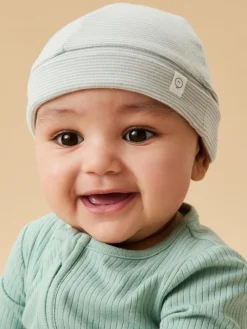 Discount Mori Supersoft Baby Hat Blue Stripe