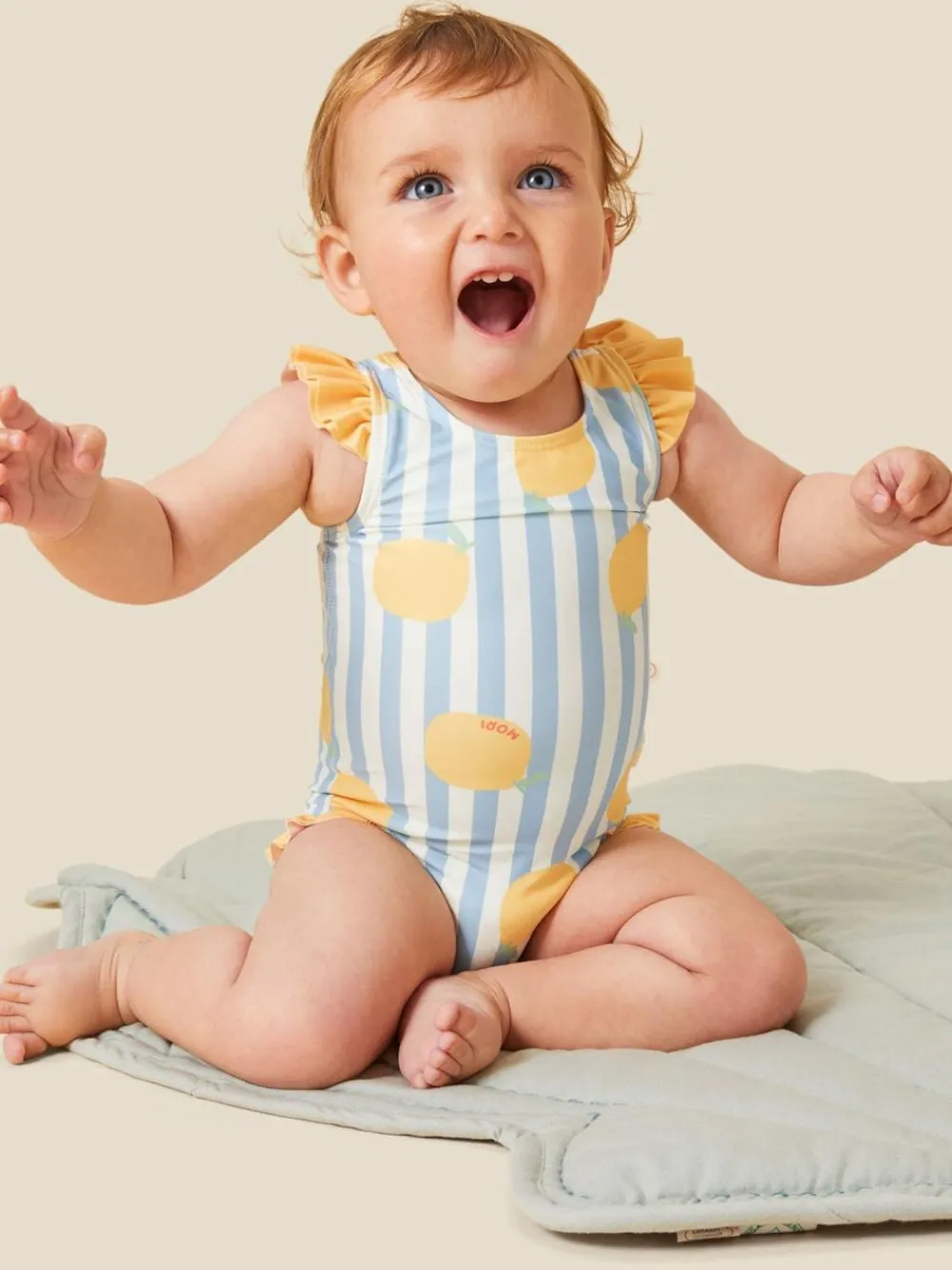 Mori Blue Stripe Swimsuit^ Swimwear|Swimwear