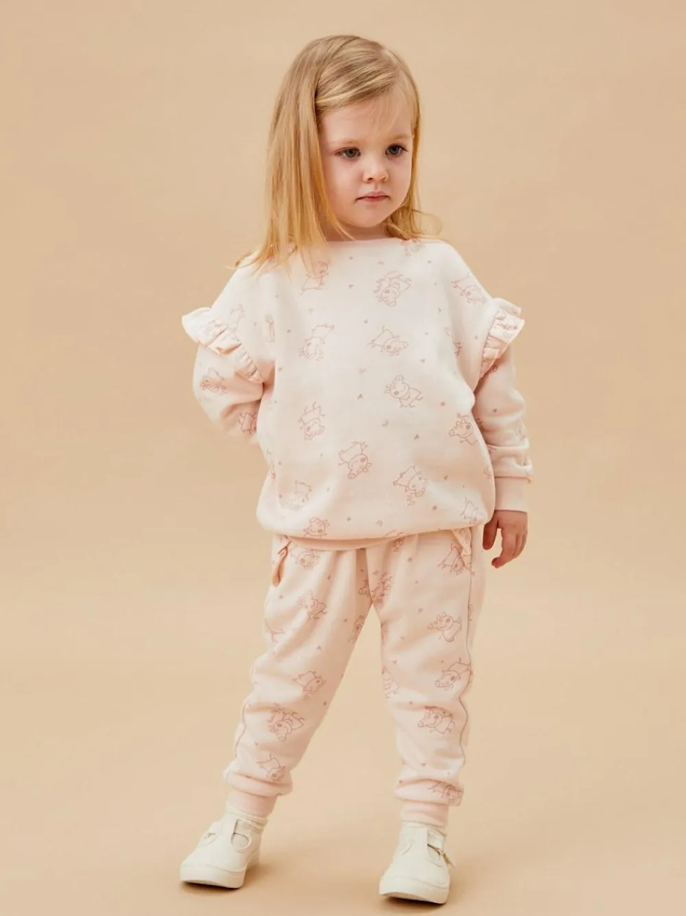 Mori Cream Peppa Pig Super Soft Joggers^ Jeans & Joggers