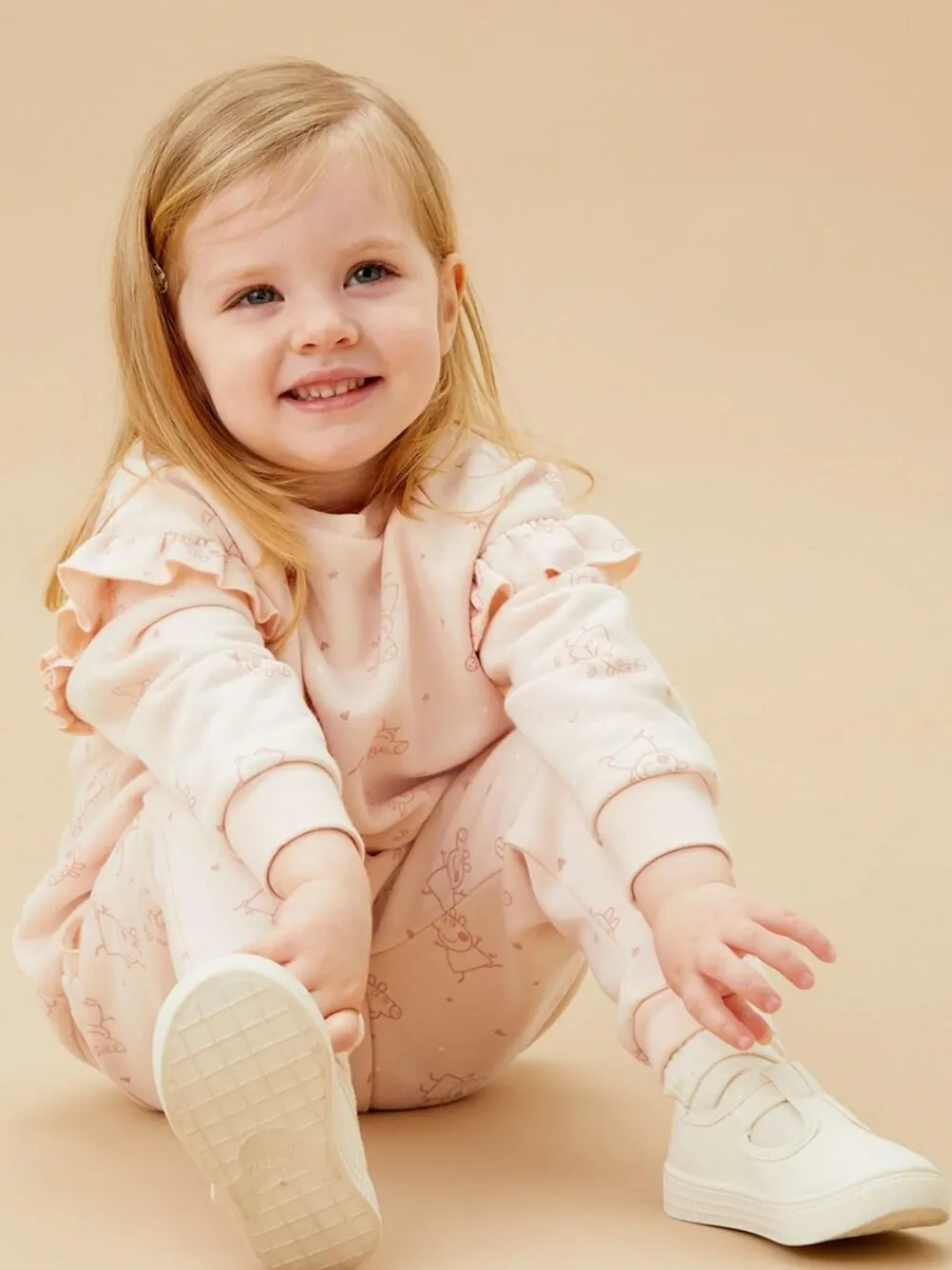 Mori Cream Peppa Pig Super Soft Joggers^ Jeans & Joggers