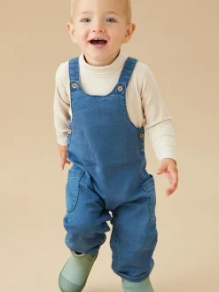 Outlet Mori Supersoft Dungarees Denim Blue