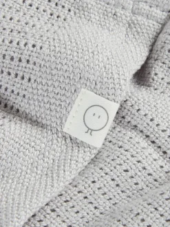 Outlet Mori Grey Blend Cellular Baby Blanket