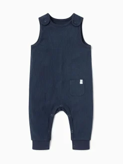 Mori Ribbed Romper Dungarees^BOY Rompers & Overalls|Dungarees