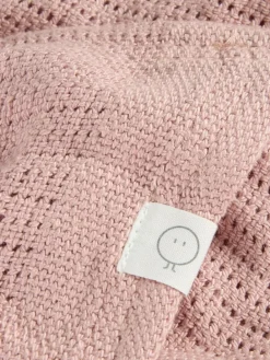Hot Mori Rose Pink Blend Cellular Baby Blanket