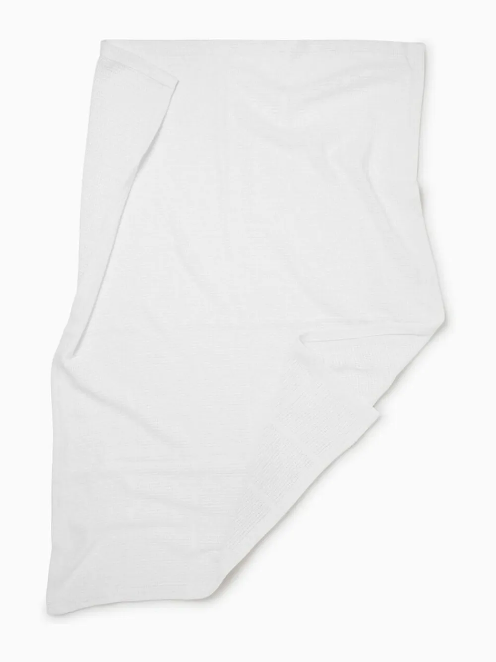 Mori White Blend Cellular Baby Blanket^ Cushions & Throws|Unisex