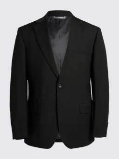MOSS Regular Fit Stretch Suit Jacket^ Suits & Tuxedos|Black Suits