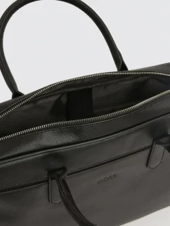 New MOSS Black Saffiano Attache Bag