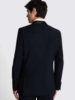 Outlet MOSS Black Tailored Fit Shawl Lapel Tuxedo Jacket