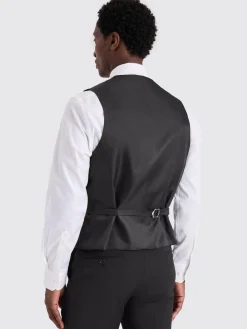 Discount MOSS Black Tailored Performance Suit Waistcoat