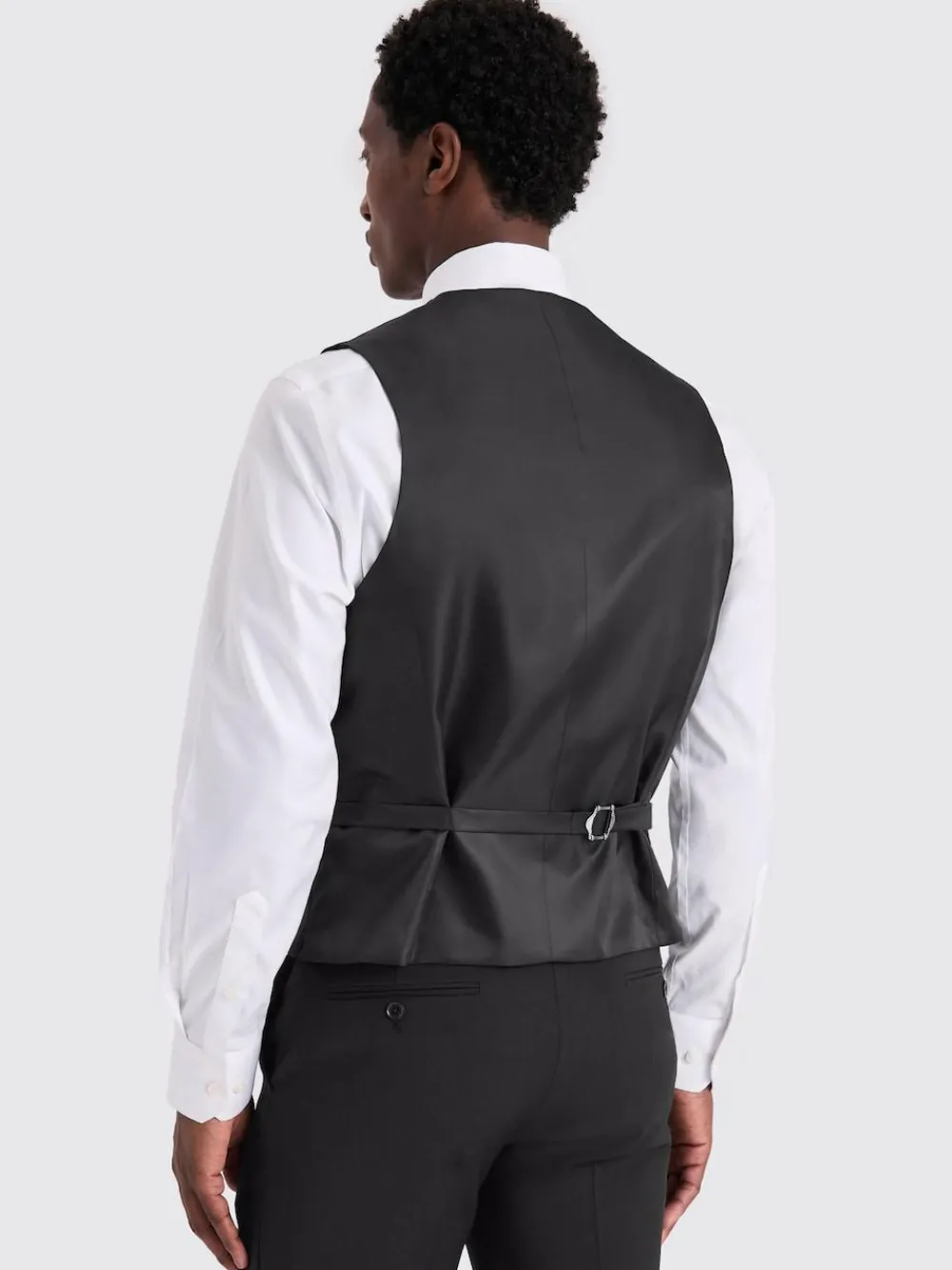 Discount MOSS Black Tailored Performance Suit Waistcoat