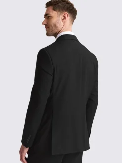 MOSS Tailored Regular Fit Stretch Suit Jacket^ Black Suits