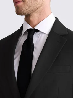 MOSS Tailored Regular Fit Stretch Suit Jacket^ Black Suits