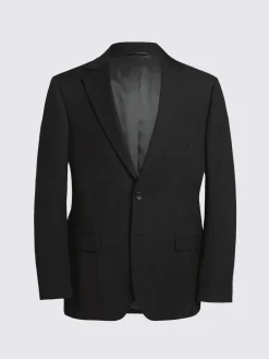 MOSS Tailored Regular Fit Stretch Suit Jacket^ Black Suits