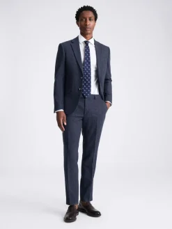 MOSS Slim Donegal Tweed Suit Jacket^ Blue Suits