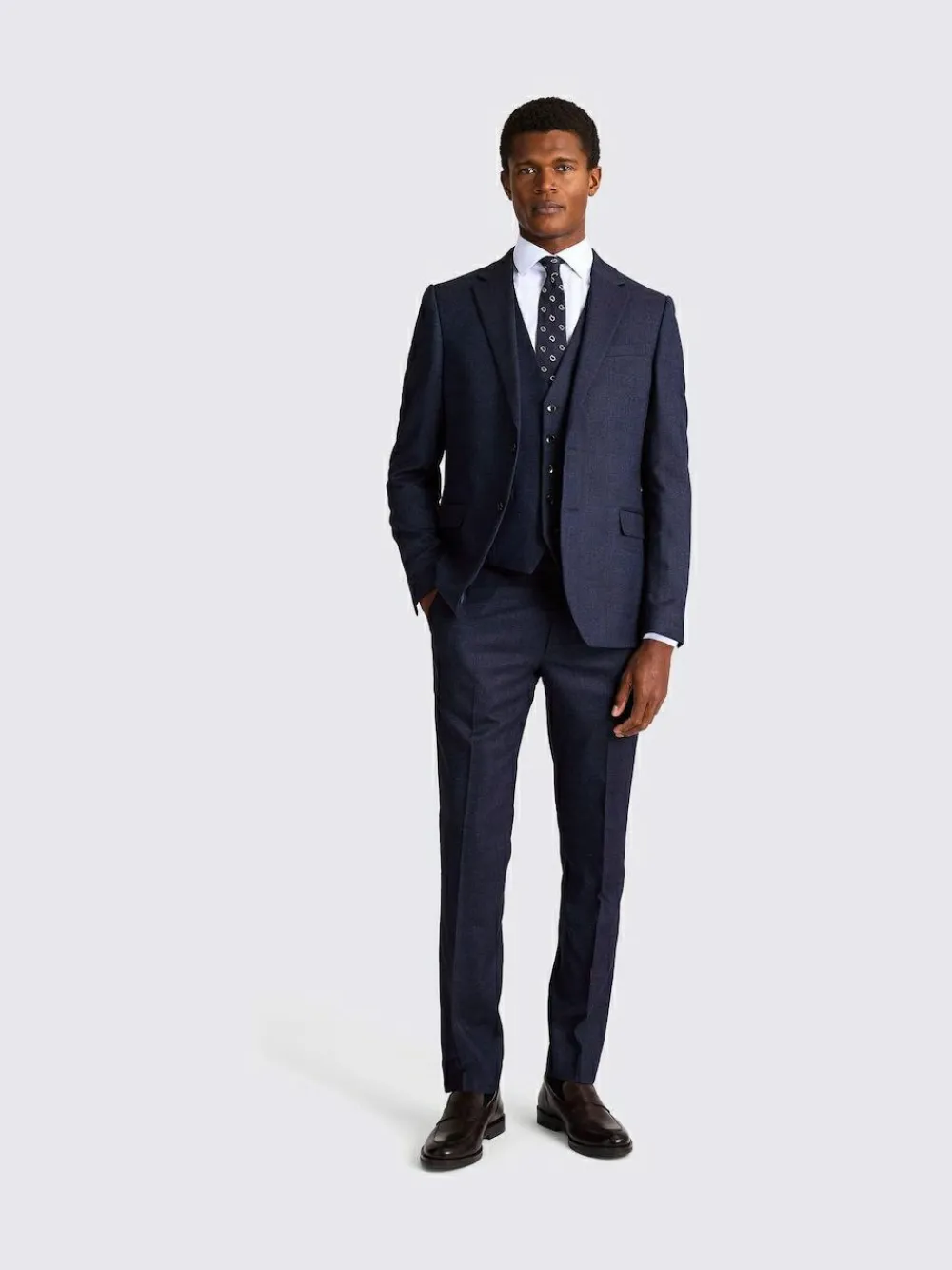 MOSS Blue Slim Twisted Suit Jacket^ Suits & Tuxedos|Blue Suits
