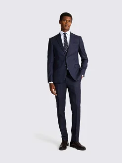 MOSS Blue Slim Twisted Suit Jacket^ Suits & Tuxedos|Blue Suits