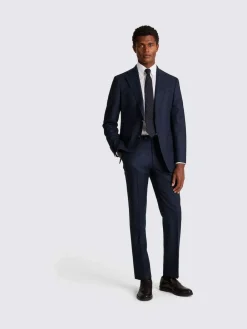 MOSS Blue Tailored Plain Italian Suit Jacket^ Suits & Tuxedos|Blue Suits