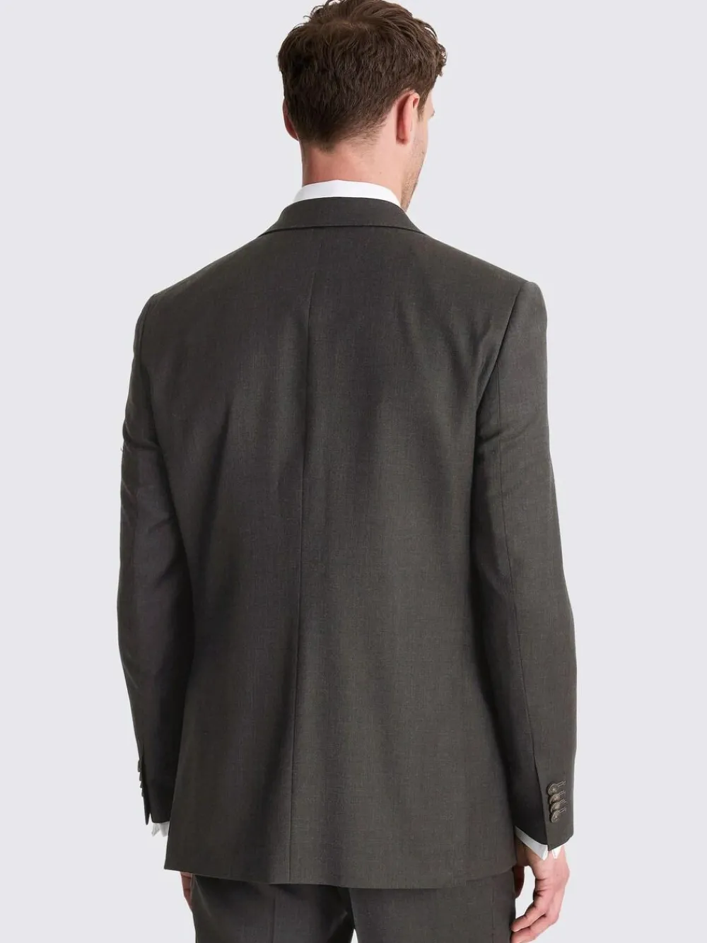 Discount MOSS Regular Twill Suit Jacket Charcoal