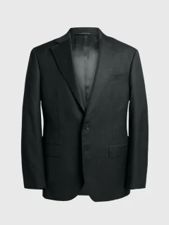 Discount MOSS Regular Twill Suit Jacket Charcoal