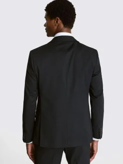 MOSS Slim Regular Fit Stretch Suit Jacket Charcoal