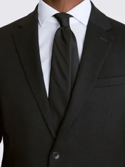 MOSS Slim Regular Fit Stretch Suit Jacket Charcoal