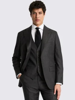 MOSS Tailored Twill Italian Suit Jacket^ Grey Suits