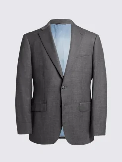 New MOSS Grey Tailored Twill Suit Jacket