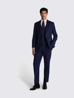 MOSS Regular Fit Stretch Suit Jacket^ Blue Suits|Suits & Tuxedos