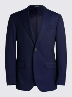 MOSS Regular Fit Stretch Suit Jacket^ Blue Suits|Suits & Tuxedos