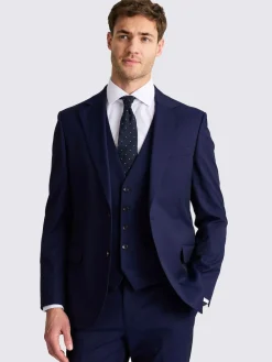 MOSS Tailored Regular Fit Stretch Suit Jacket^ Blue Suits