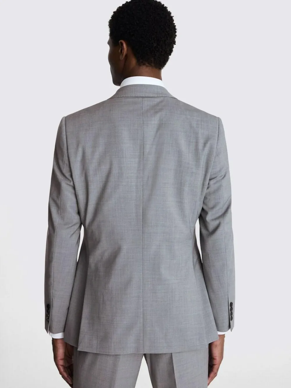 MOSS Light Grey Marl Tailored Performance Suit Jacket^ Grey Suits