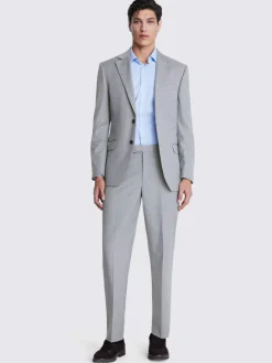 MOSS Regular Fit Stretch Suit Jacket^ Grey Suits