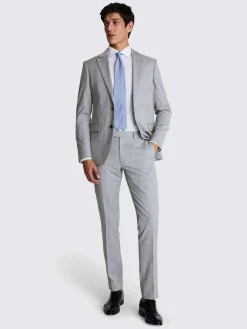 MOSS Slim Regular Fit Stretch Suit Jacket^ Grey Suits