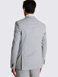 MOSS Slim Regular Fit Stretch Suit Jacket^ Grey Suits