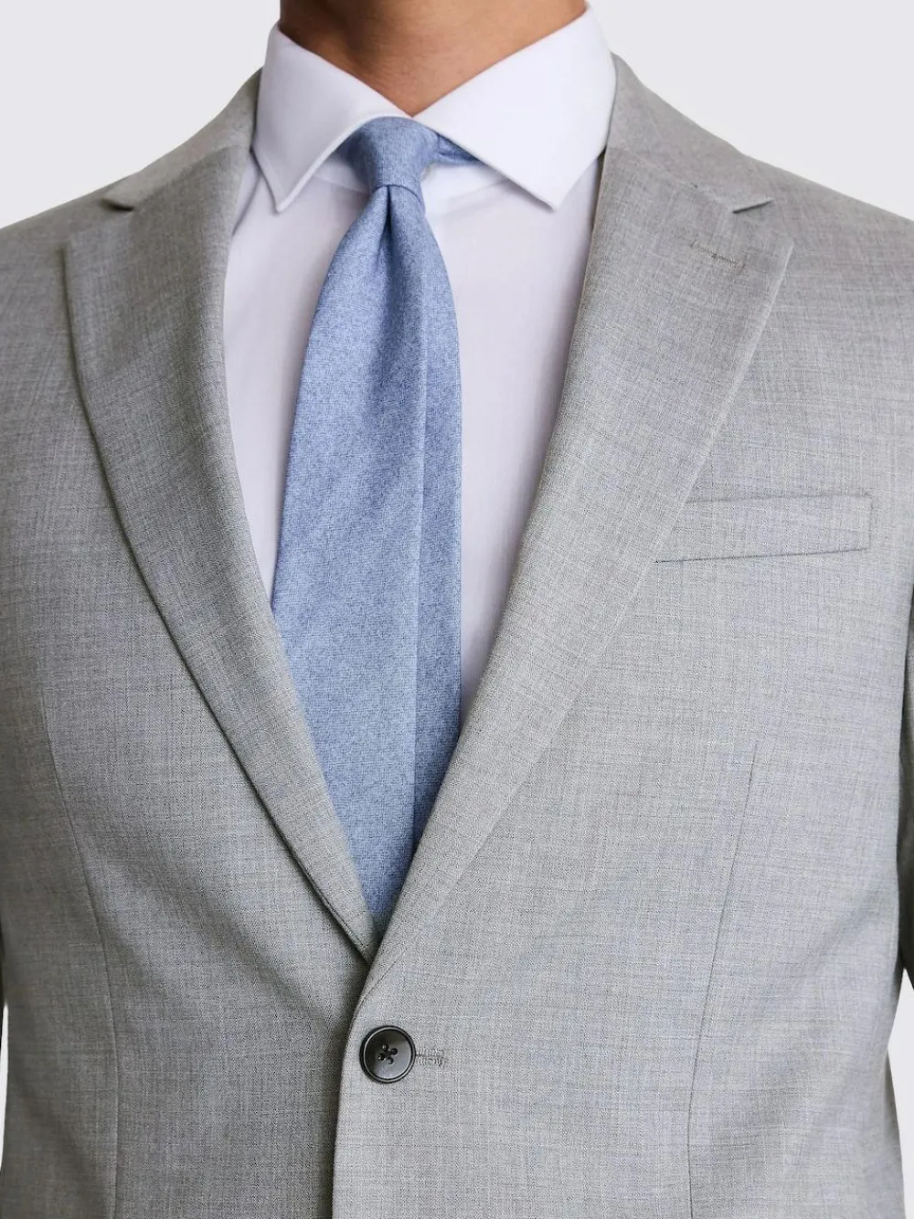 MOSS Slim Regular Fit Stretch Suit Jacket^ Grey Suits