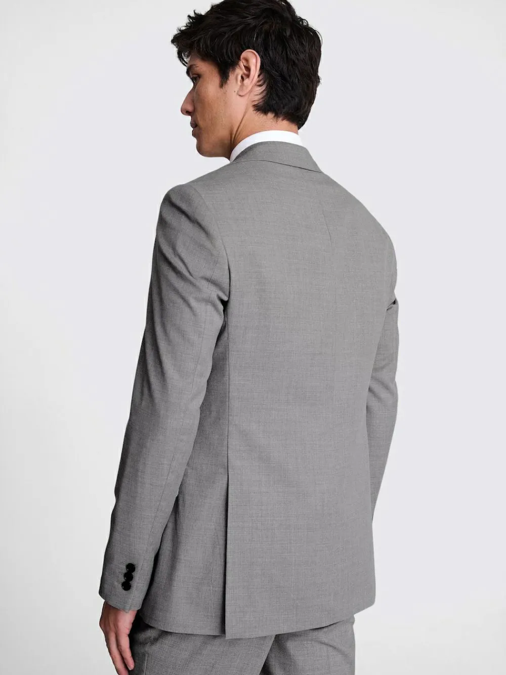 Sale MOSS Tailored Regular Fit Stretch Suit Jacket Light Grey