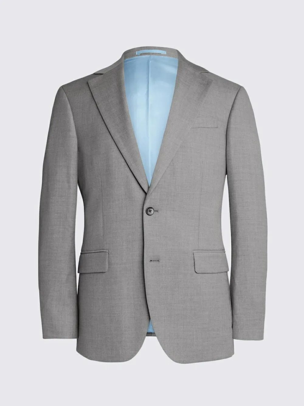Sale MOSS Tailored Regular Fit Stretch Suit Jacket Light Grey