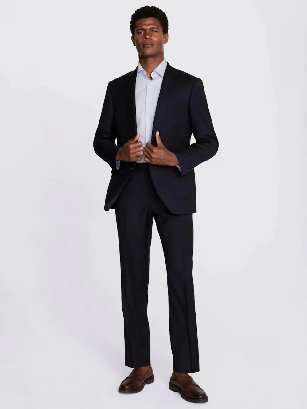 MOSS Regular Twill Suit Jacket^ Blue Suits