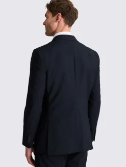MOSS Navy Tailored Performance Suit Jacket^ Blue Suits|Suits & Tuxedos