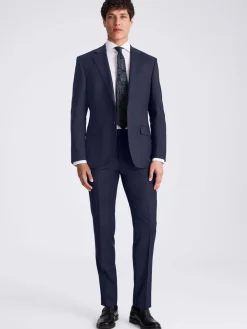 New MOSS Navy Tailored Twill Suit Jacket