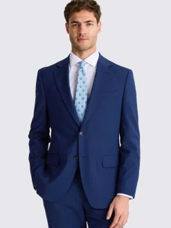 MOSS Royal Blue Tailored Fit Suit Jacket^ Blue Suits