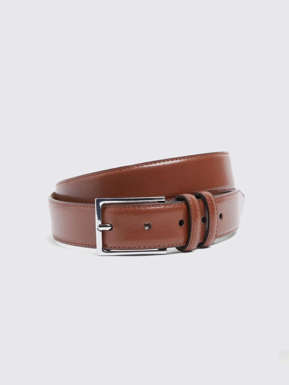 Hot MOSS Classic Leather Belt Tan