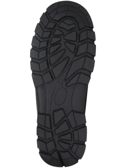 Discount Mountain Warehouse Black Sledge Waterproof Borg Line Snow Boots