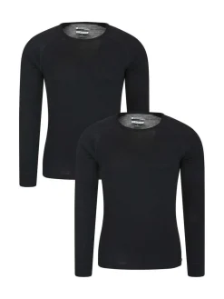 Mountain Warehouse Merino Thermal Tops 2 Pack^ Underwear|Underwear